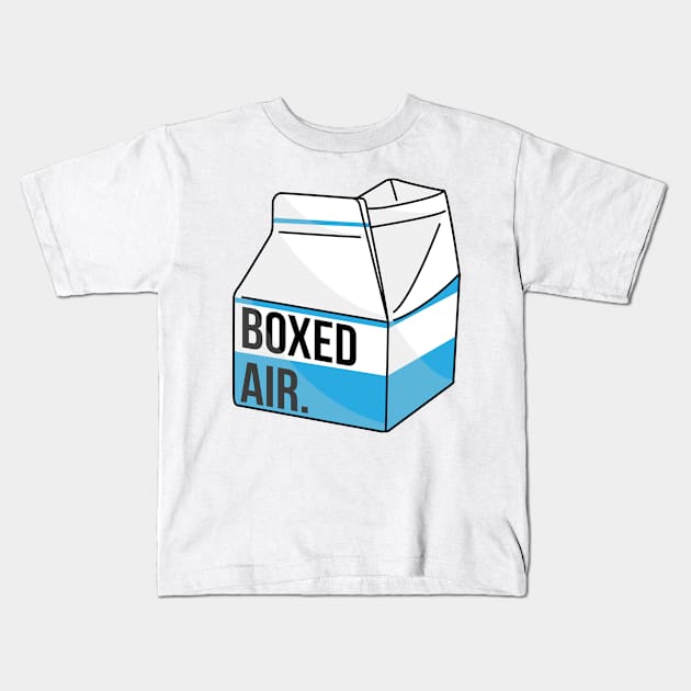 Boxed Air Kids T-Shirt by mvommen